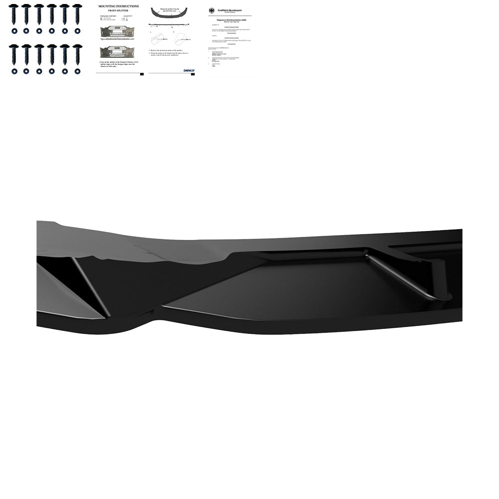Ön Tampon Eki Uyumlu VW VOLKSWAGEN Golf MK7 R 2013-2016 v2 ABE TÜV Belgeli