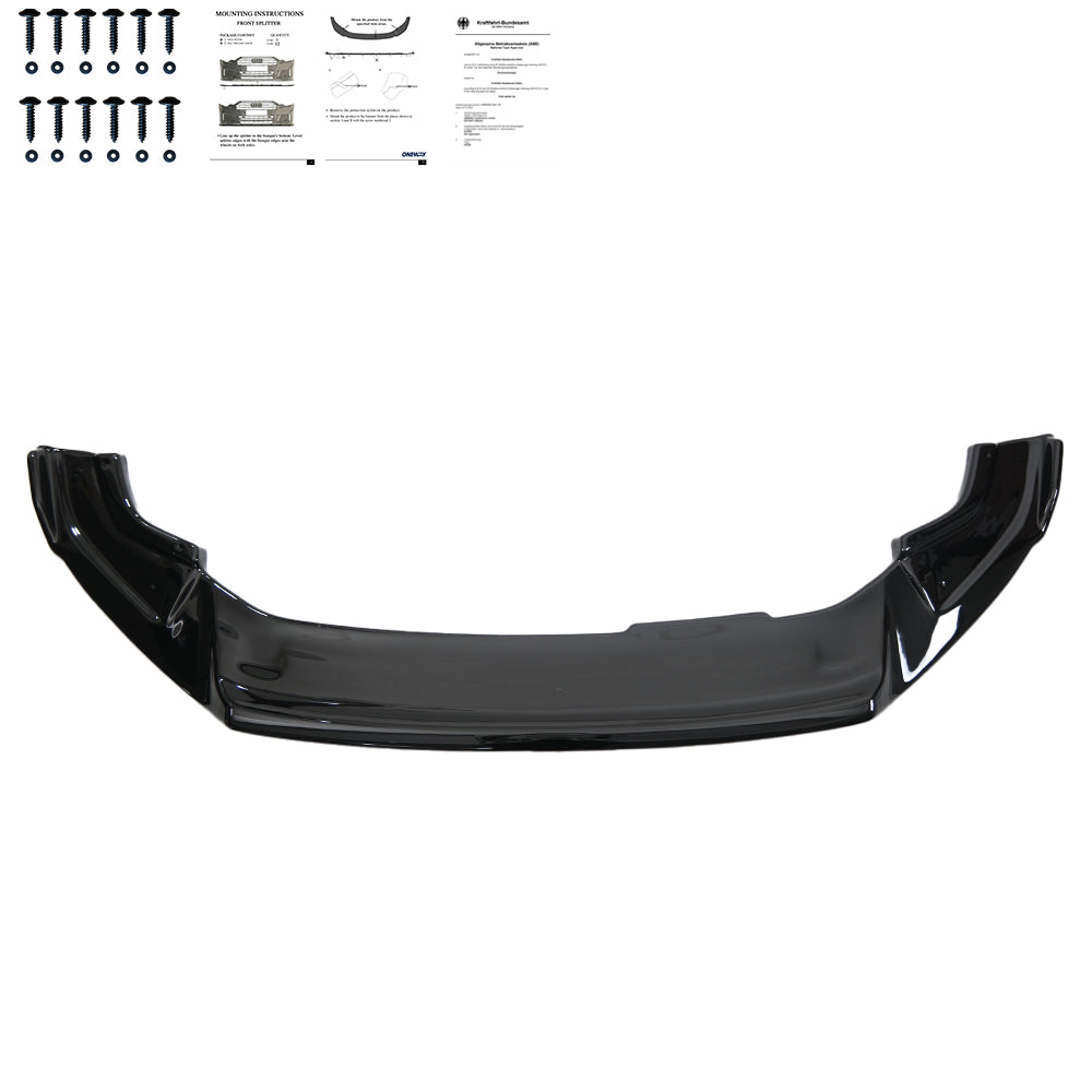 Ön Tampon Eki Uyumlu VW VOLKSWAGEN Golf MK7.5 R 2017-2020 v2 ABE TÜV Belgeli