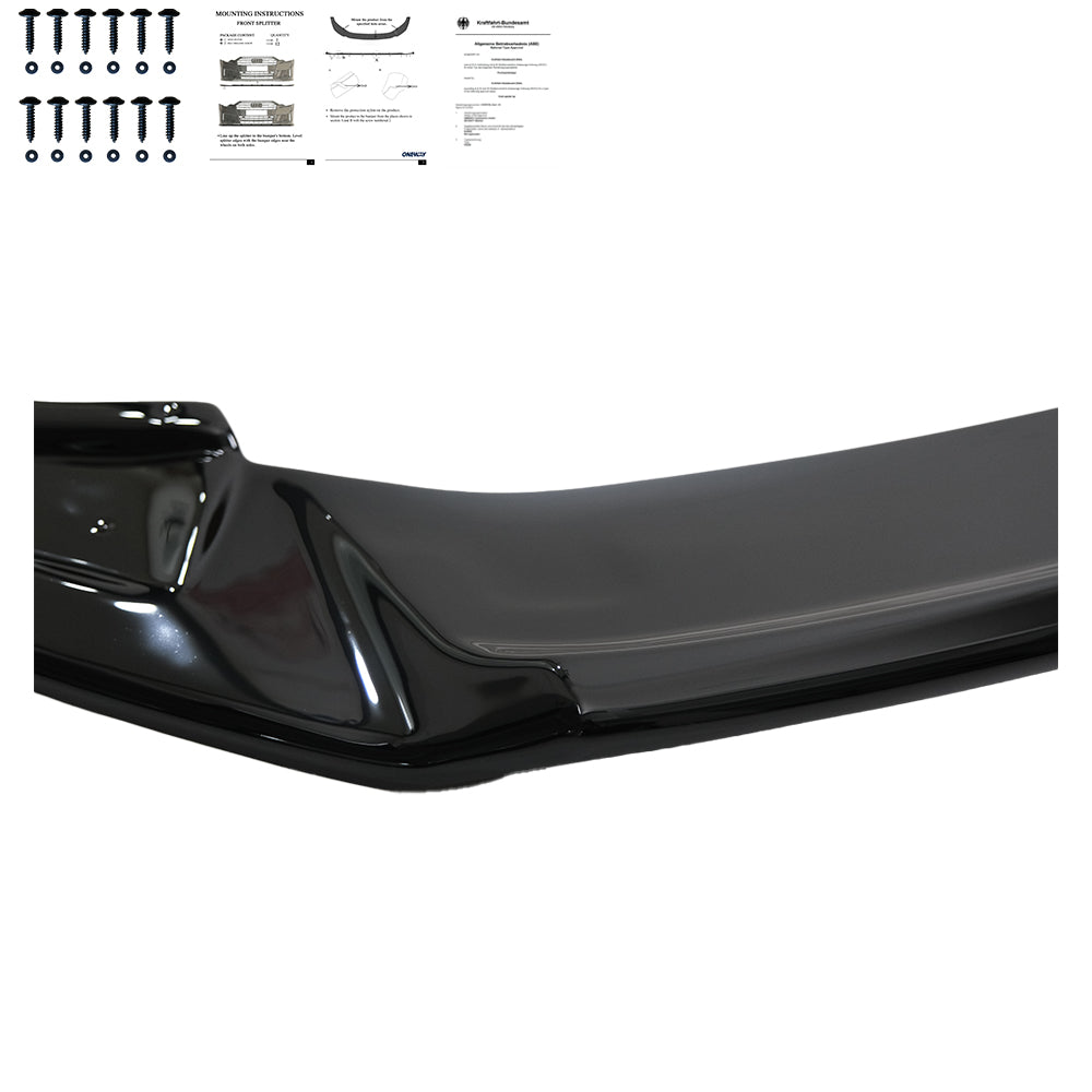 Ön Tampon Eki Uyumlu VW VOLKSWAGEN Golf MK7.5 R 2017-2020 v2 ABE TÜV Belgeli