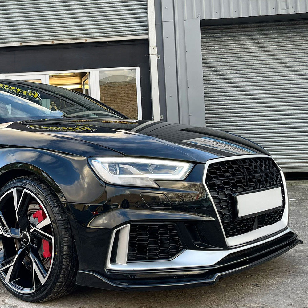 Ön Tampon Eki Uyumlu AUDI RS3 8V Makyajlı Kasa 2017-2020 ABE TÜV Belgeli