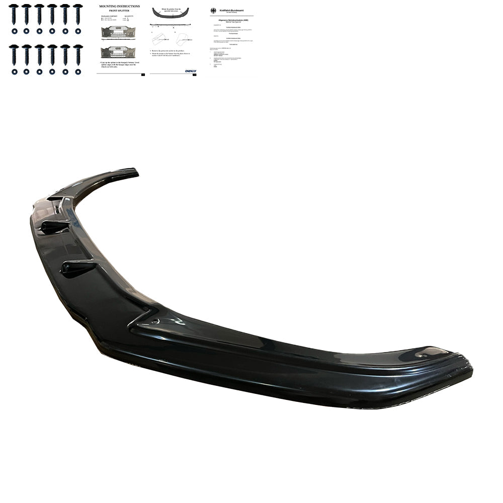 Ön Tampon Eki Uyumlu AUDI A4 S-Line / S4 B9 2016-2019 ABE TÜV Belgeli
