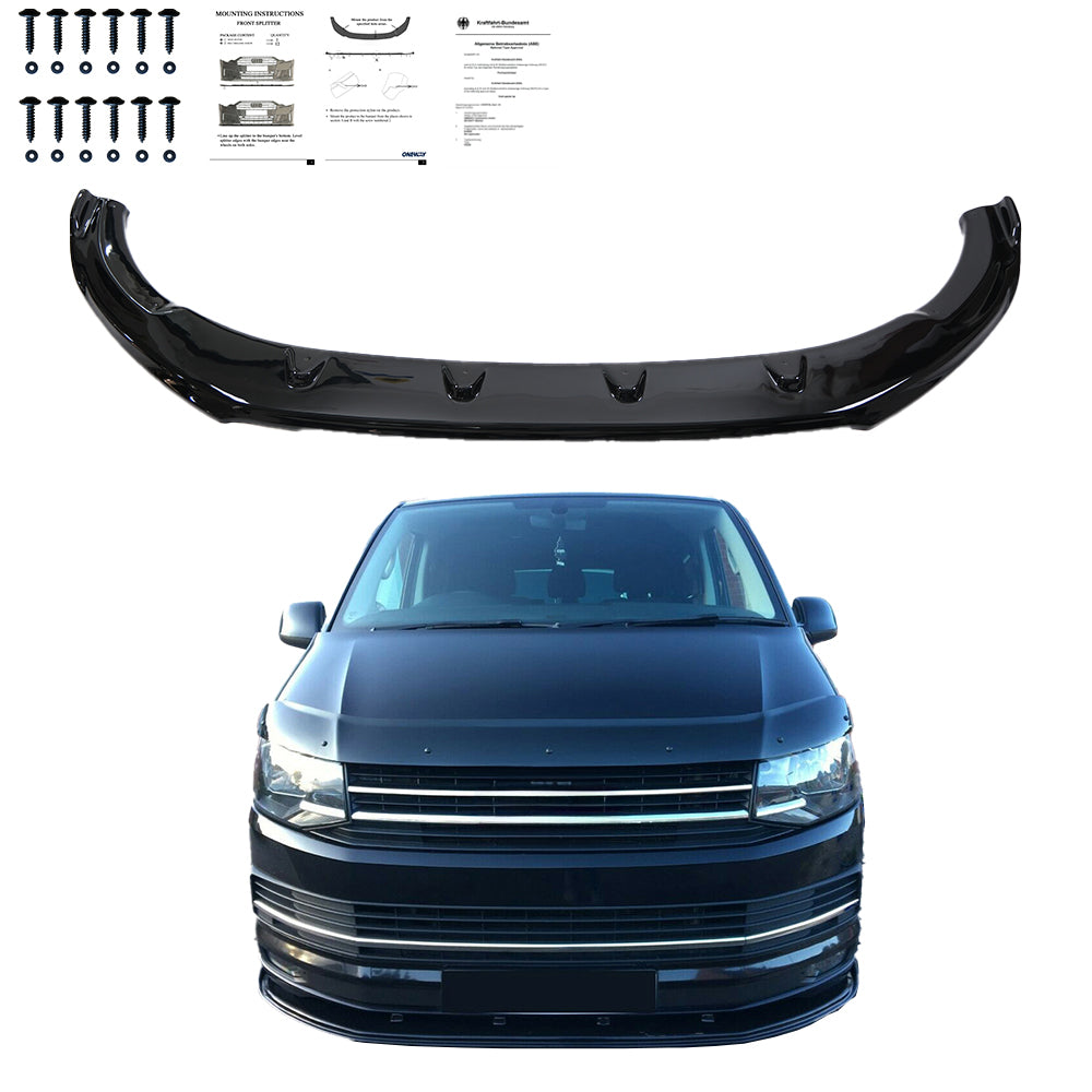 Ön Tampon Eki Uyumlu VW VOLKSWAGEN Transporter T6 2015-2019 ABE TÜV Belgeli