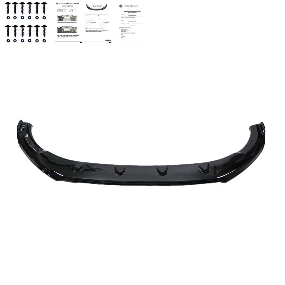 Ön Tampon Eki Uyumlu VW VOLKSWAGEN Transporter T6 2015-2019 ABE TÜV Belgeli