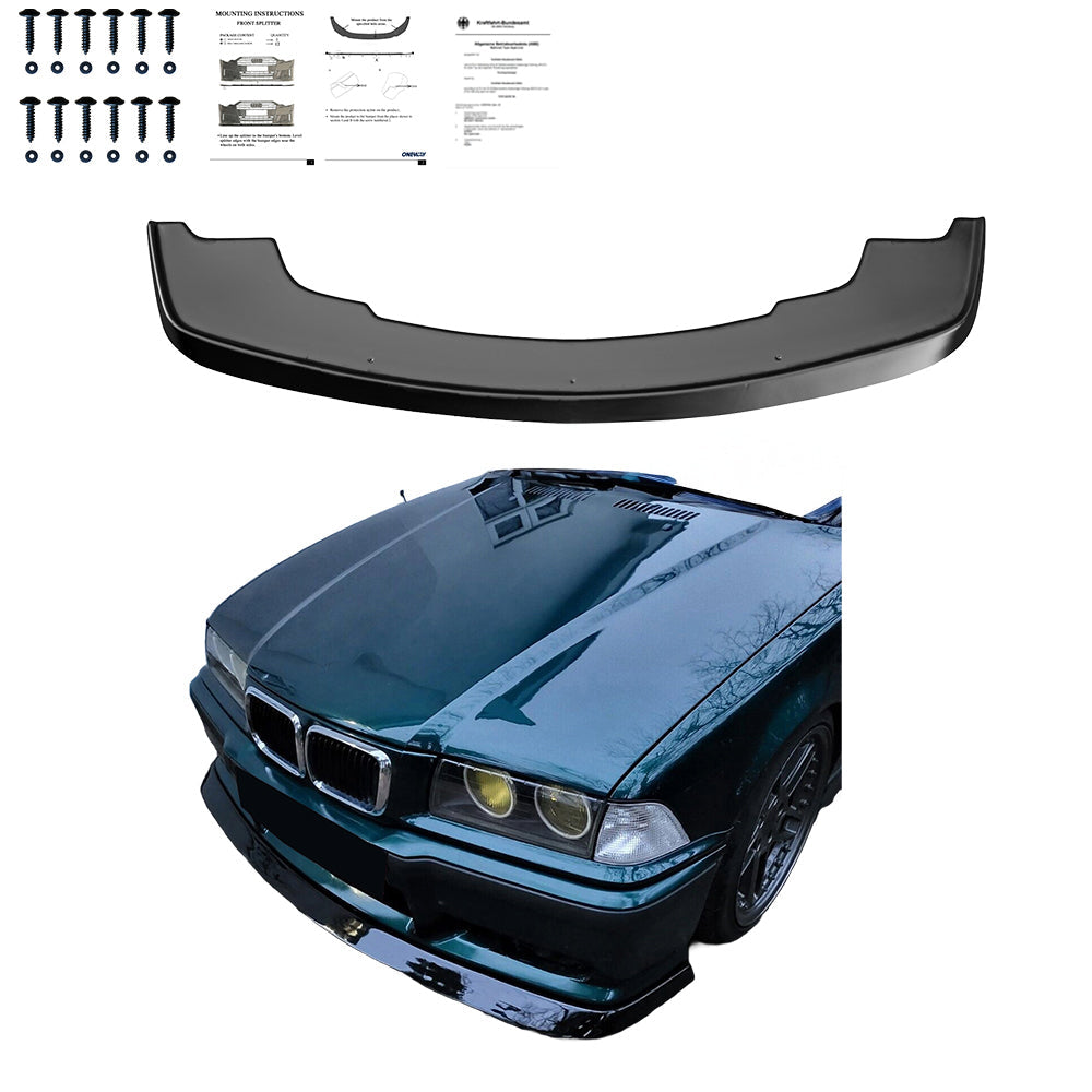 Ön Tampon Eki Uyumlu BMW M3 Series E36 1990-2000 ABE TÜV Belgeli
