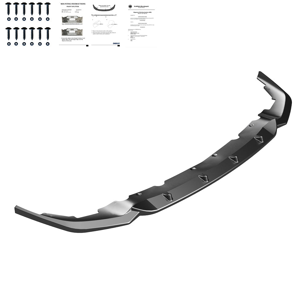 Ön Tampon Eki Uyumlu BMW 1 Series F40 M-Pack / M135i 2019-2024 ABE TÜV Belgeli