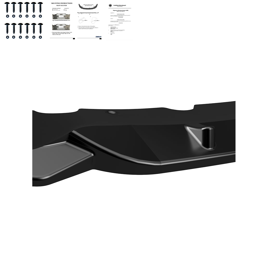 Ön Tampon Eki Uyumlu BMW 1 Series F40 M-Pack / M135i 2019-2024 ABE TÜV Belgeli