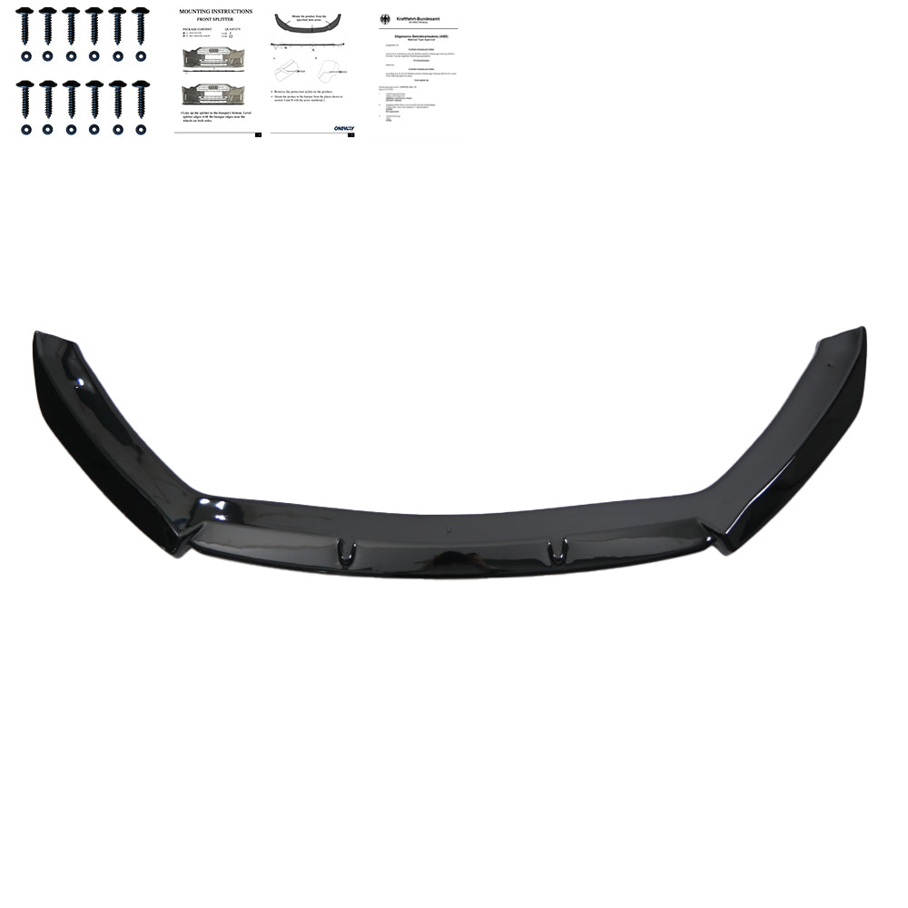 Ön Tampon Eki Uyumlu SEAT Leon FR / Leon Cupra MK3 Makyajlı Kasa 2017-2019 ABE TÜV Belgeli