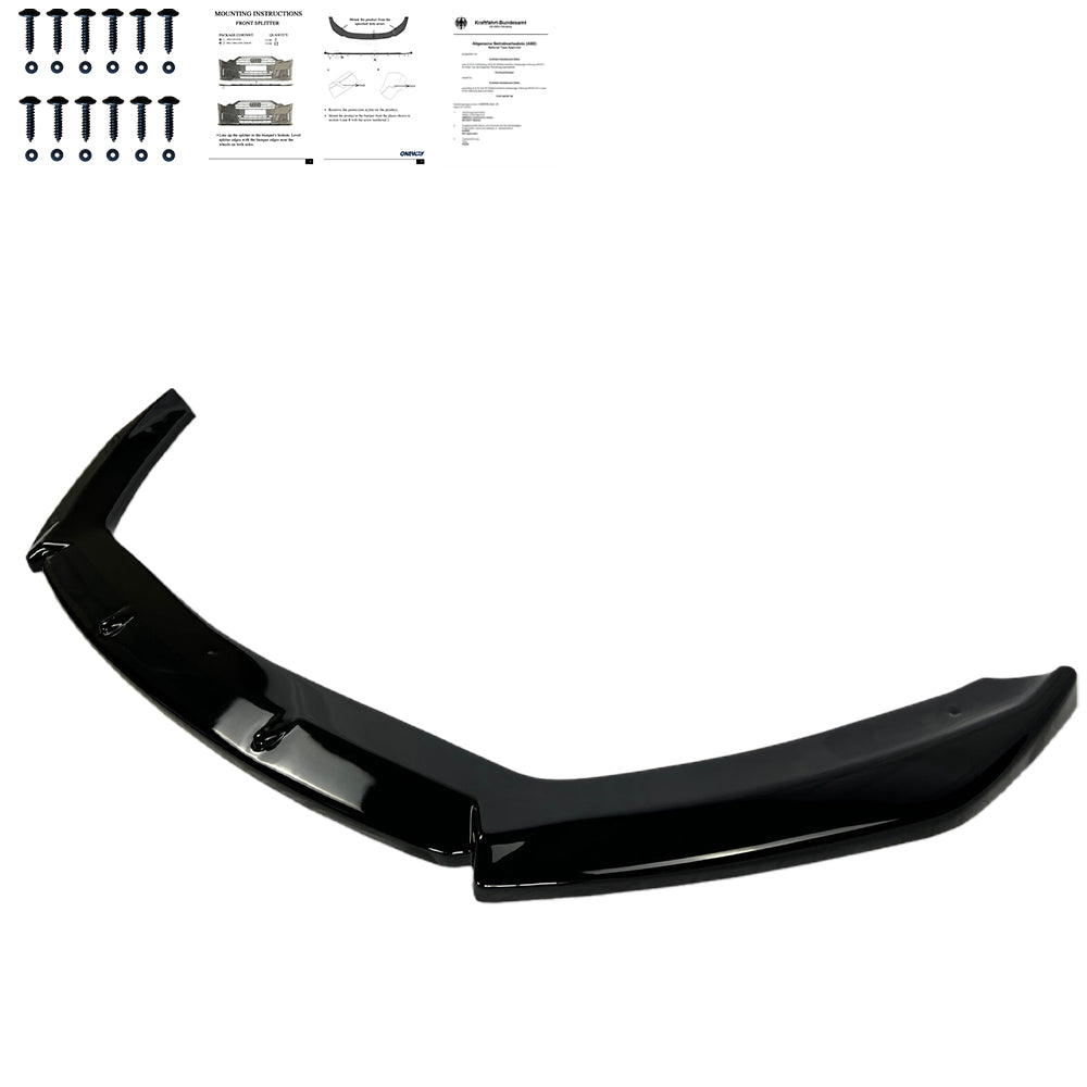 Ön Tampon Eki Uyumlu SEAT Leon FR / Leon Cupra MK3 Makyajlı Kasa 2017-2019 ABE TÜV Belgeli