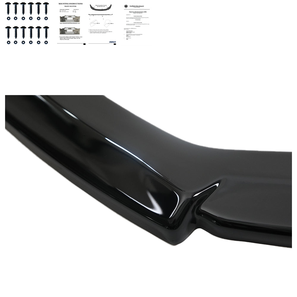 Ön Tampon Eki Uyumlu SEAT Leon FR / Leon Cupra MK3 Makyajlı Kasa 2017-2019 ABE TÜV Belgeli