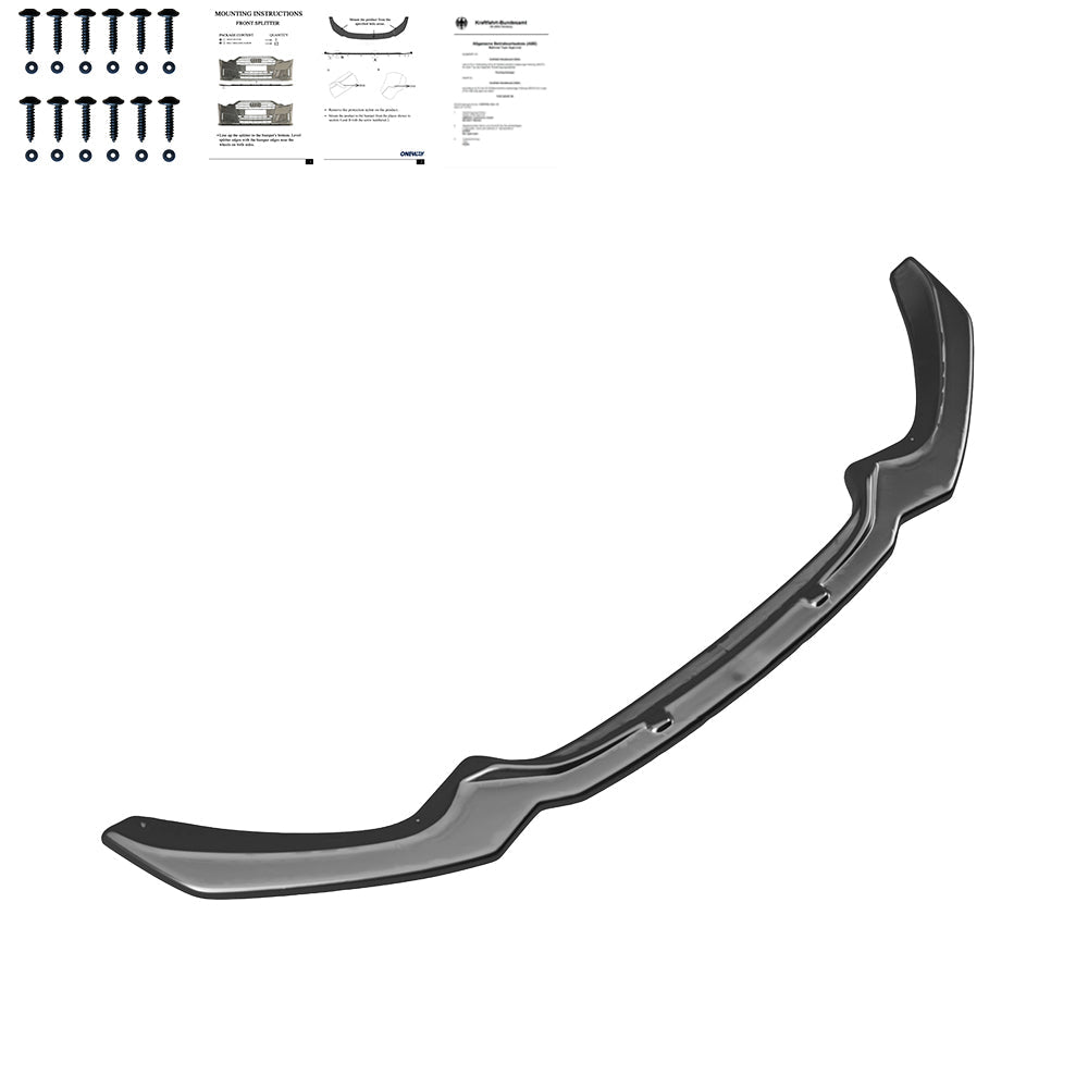 Ön Tampon Eki Uyumlu BMW 1 Series F20-F21 M-Power Makyajlı Kasa 2015-2019 ABE TÜV Belgeli