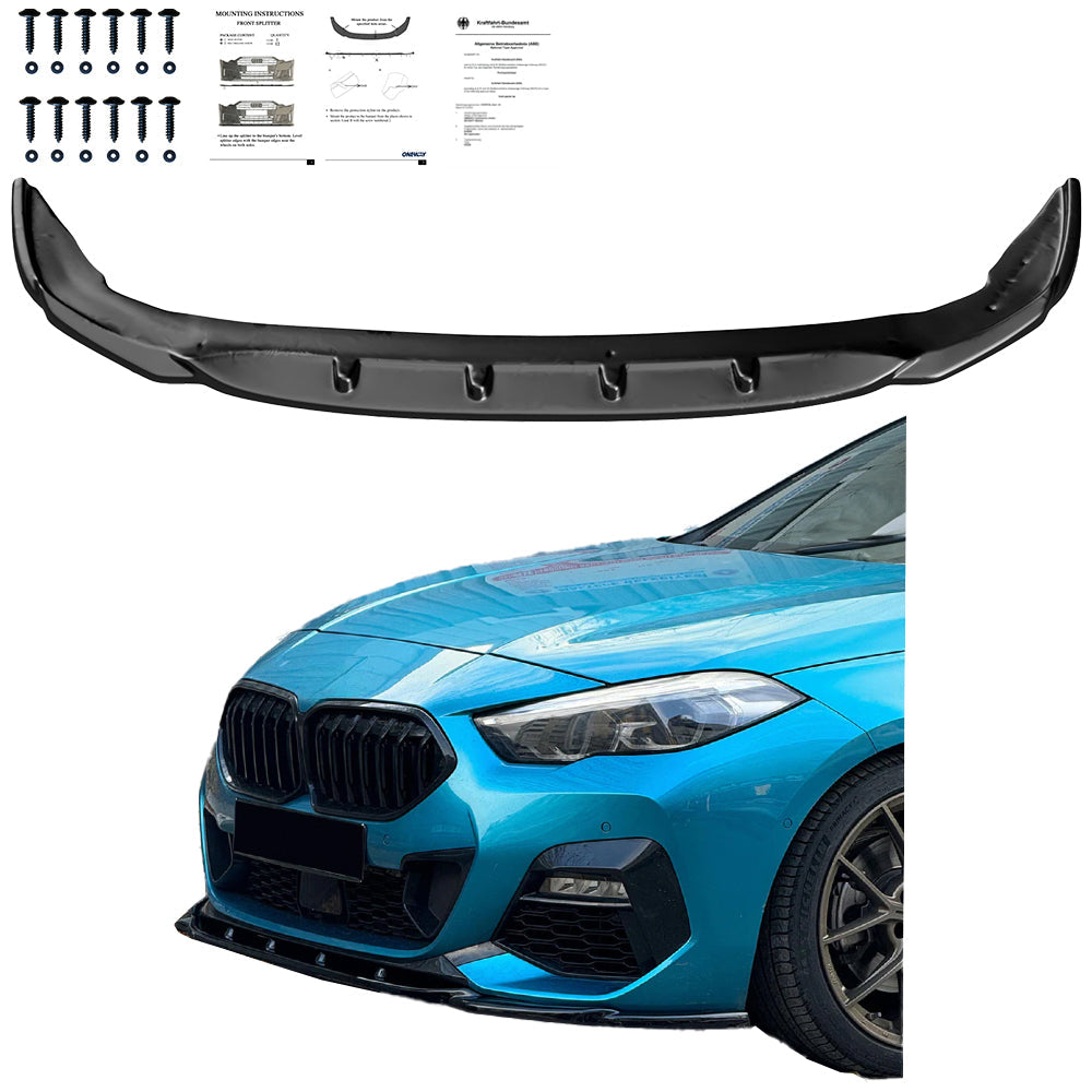 Ön Tampon Eki Uyumlu BMW 2 Series F44 Gran Coupe M-Pack / M235i 2019+ ABE TÜV Belgeli