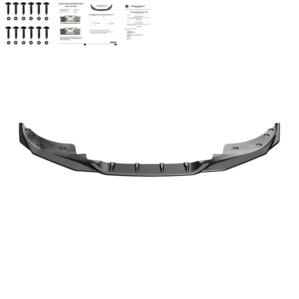 Ön Tampon Eki Uyumlu BMW 4 Series G22 M-Pack / M440i 2020+ ABE TÜV Belgeli