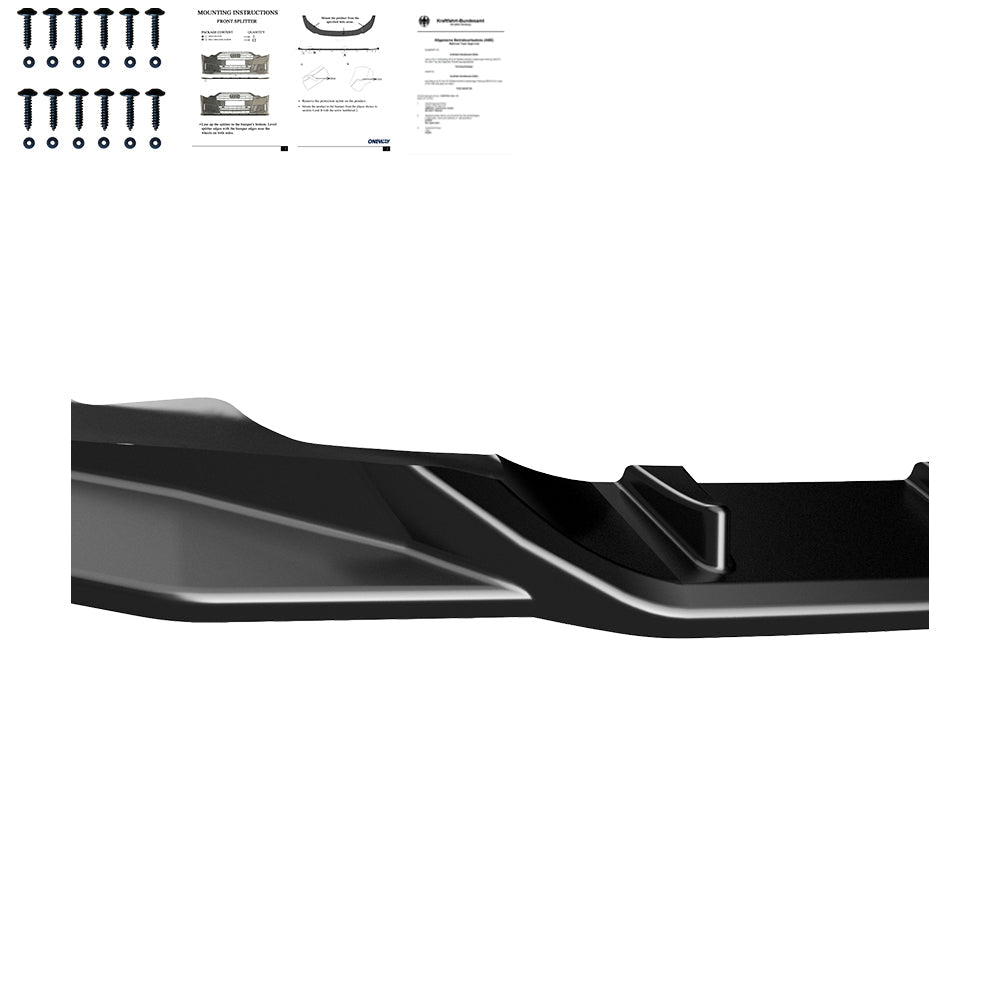 Ön Tampon Eki Uyumlu BMW 4 Series G22 M-Pack / M440i 2020+ ABE TÜV Belgeli