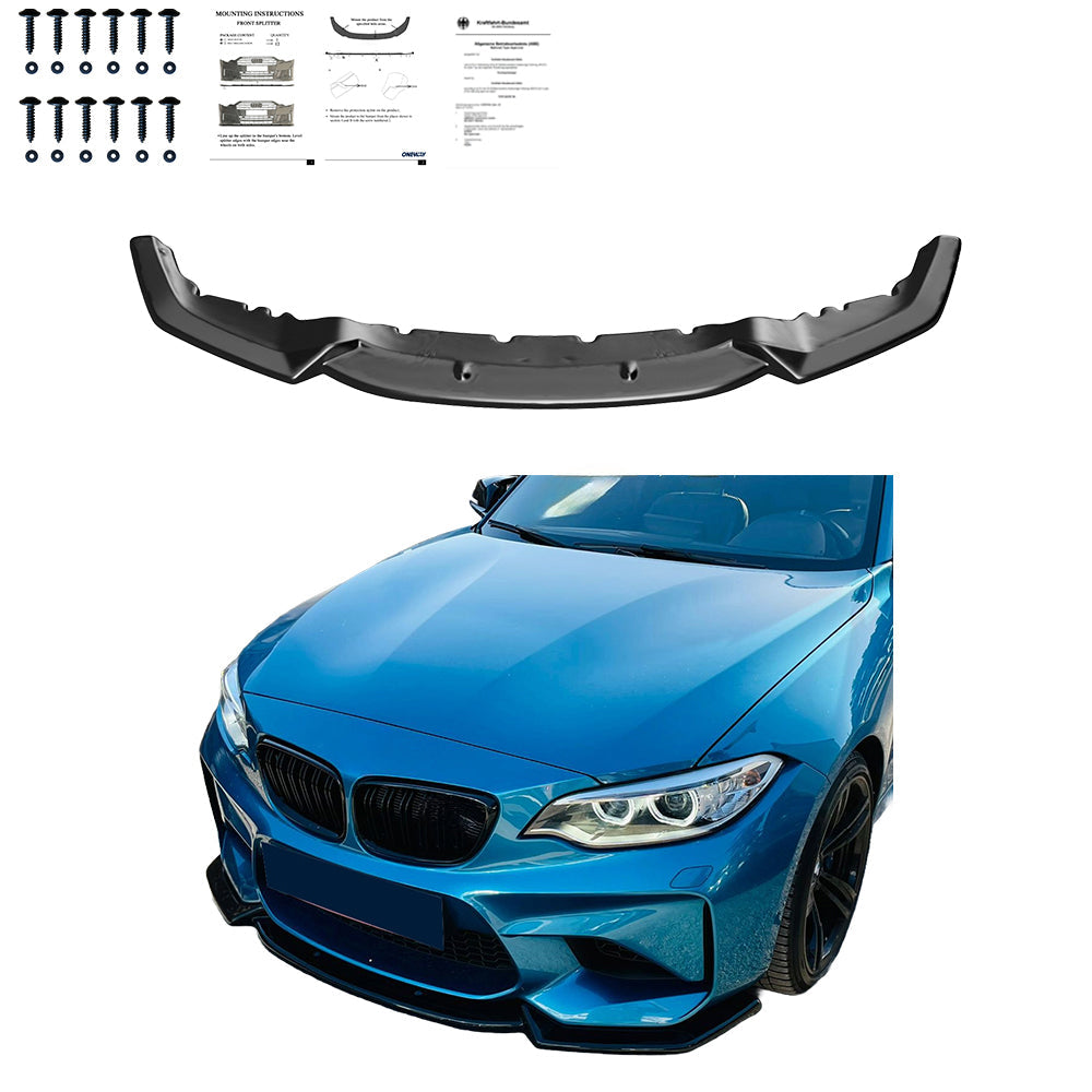 Ön Tampon Eki Uyumlu BMW M2 Series F87 2016-2020 ABE TÜV Belgeli