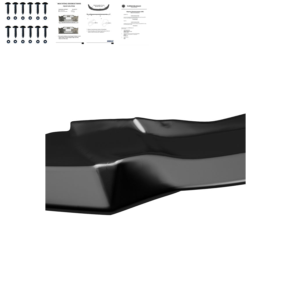 Ön Tampon Eki Uyumlu BMW X6 M-Pack F16 2014-2019 ABE TÜV Belgeli