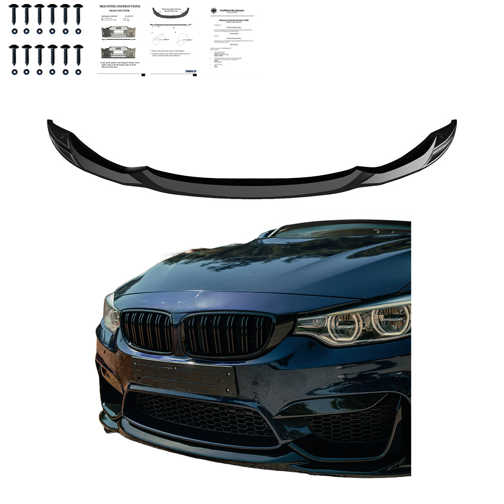 Ön Tampon Eki Uyumlu BMW M3 F80 / M4 F82 2014-2021 ABE TÜV Belgeli