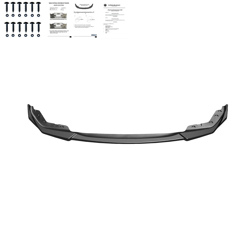 Ön Tampon Eki Uyumlu BMW 3 Series G20-G21 M-Pack 2018-2022 ABE TÜV Belgeli