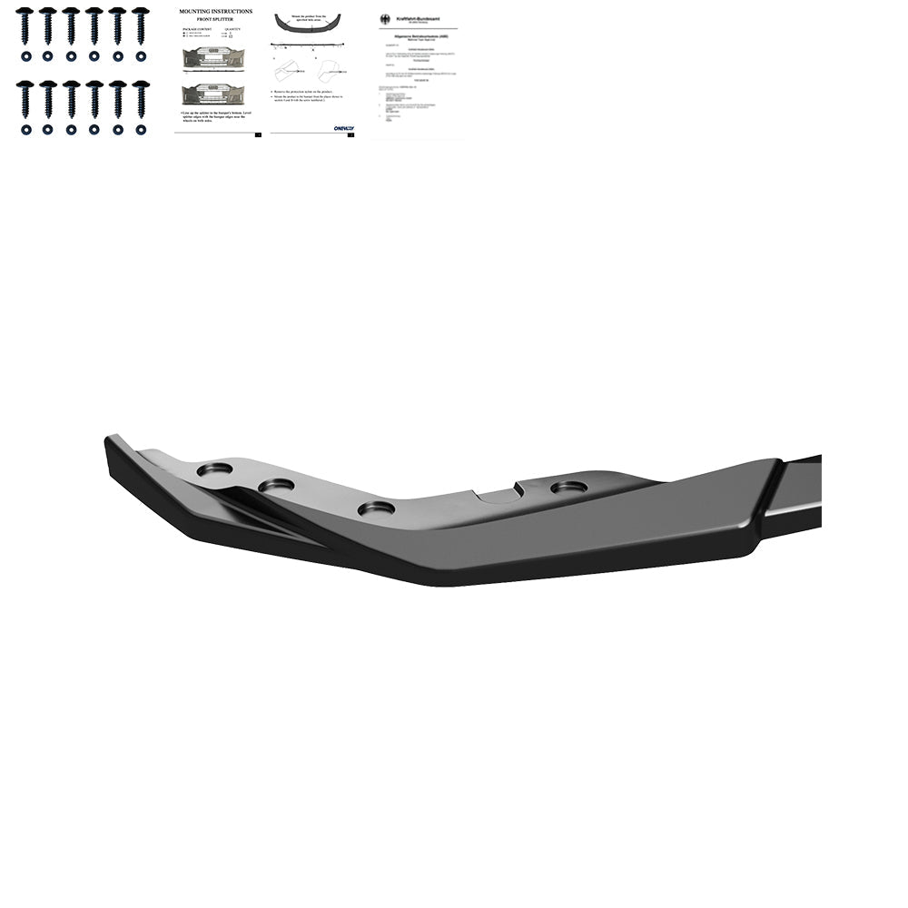 Ön Tampon Eki Uyumlu BMW 3 Series G20-G21 M-Pack 2018-2022 ABE TÜV Belgeli