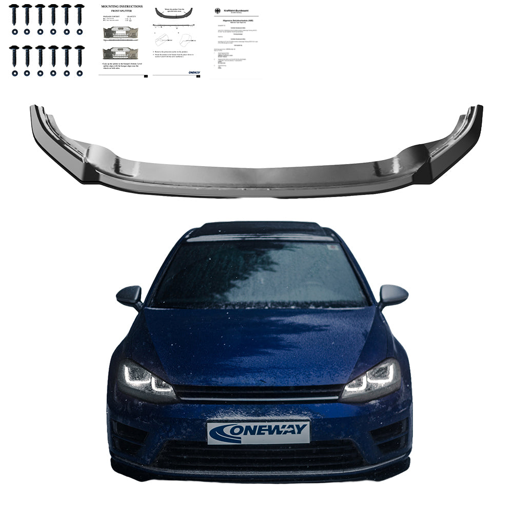 Ön Tampon Eki Uyumlu VW VOLKSWAGEN Golf MK7 R / R-Line 2013-2016 ABE TÜV Belgeli