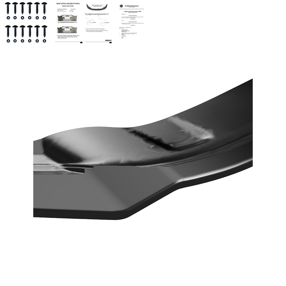 Ön Tampon Eki Uyumlu VW VOLKSWAGEN Golf MK7 R / R-Line 2013-2016 ABE TÜV Belgeli