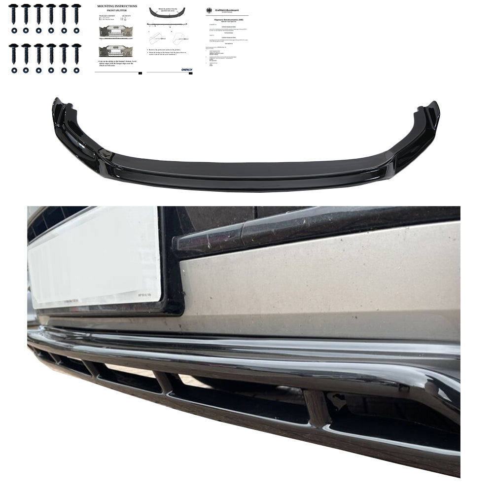 Ön Tampon Eki Uyumlu VW VOLKSWAGEN Transporter T6.1 2019-2021 v3 ABE TÜV Belgeli