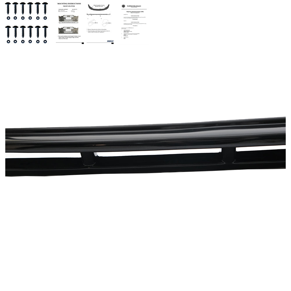 Ön Tampon Eki Uyumlu VW VOLKSWAGEN Transporter T6.1 2019-2021 v3 ABE TÜV Belgeli