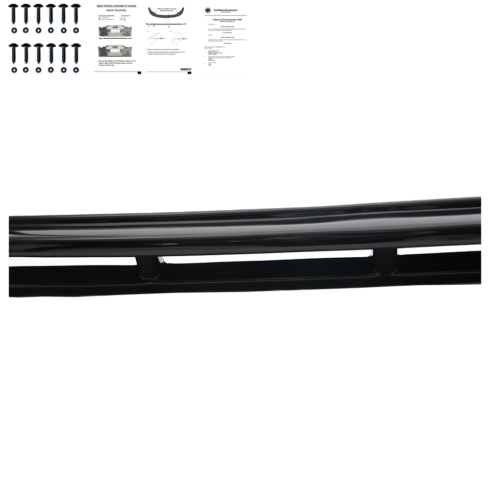 Ön Tampon Eki Uyumlu VW VOLKSWAGEN Transporter T6.1 2019-2021 v3 ABE TÜV Belgeli