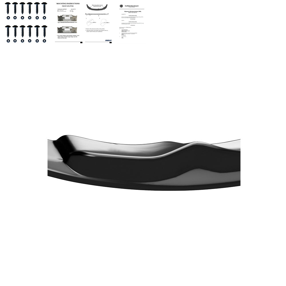 Ön Tampon Eki Uyumlu BMW 3 Series E92 / E93 M-Sport 2010-2013 ABE TÜV Belgeli