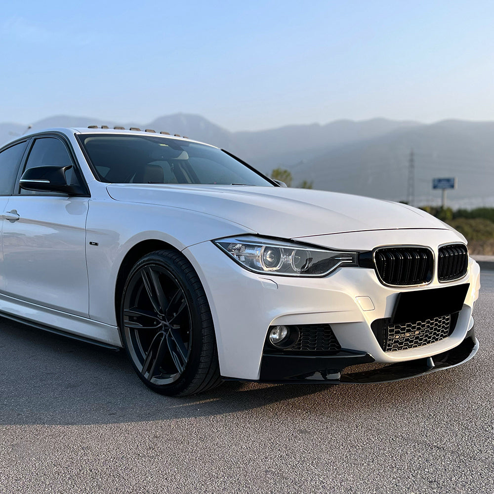 Ön Tampon Eki Uyumlu BMW 3 Series F30 M-Pack 2012-2019 w / Flaps ABE TÜV Belgeli