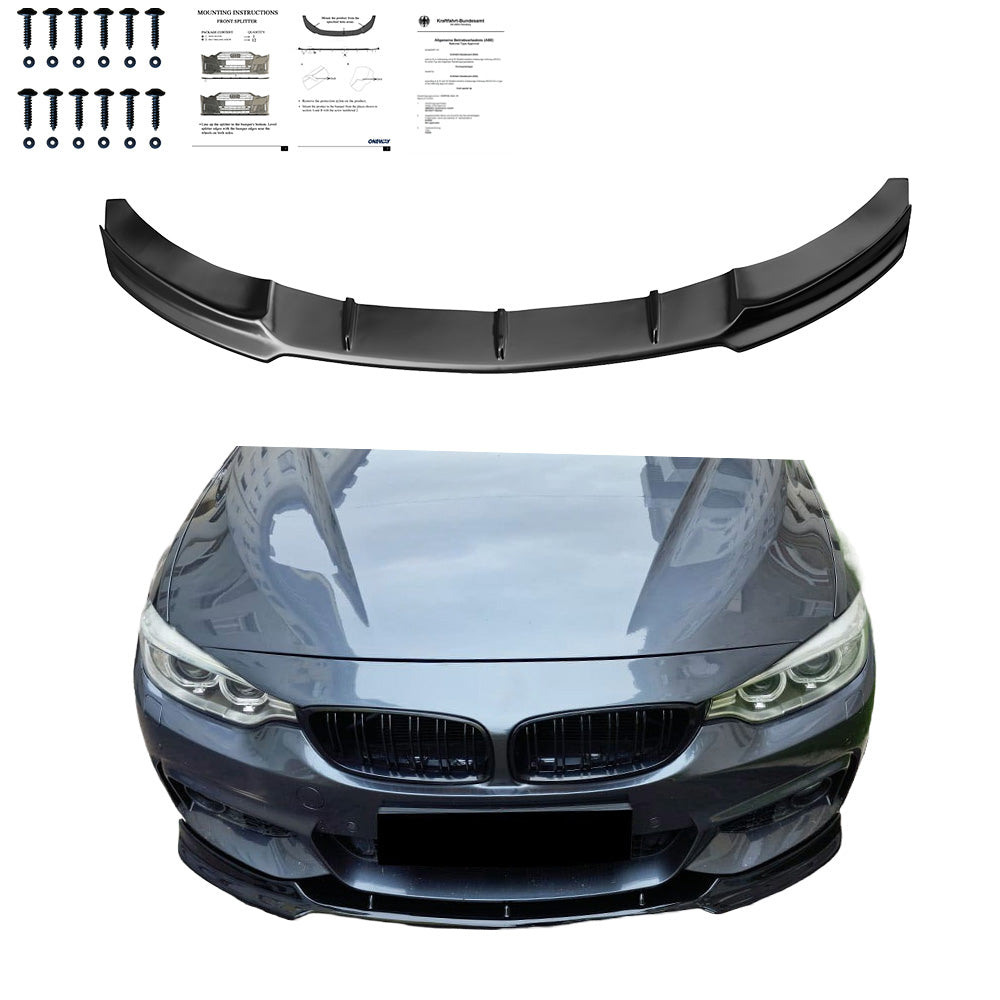 Ön Tampon Eki Uyumlu BMW 4 Series F32 / F33 / F36 M-Pack 2013-2019 ABE TÜV Belgeli