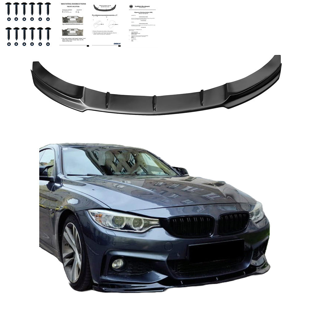 Ön Tampon Eki Uyumlu BMW 4 Series F32 / F33 / F36 M-Pack 2013-2019 ABE TÜV Belgeli