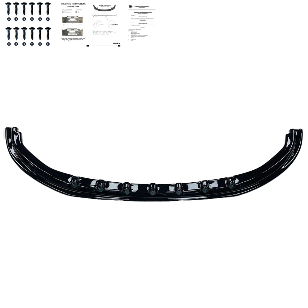 Ön Tampon Eki Uyumlu VW VOLKSWAGEN Transporter T6.1 2019-2021 v4 ABE TÜV Belgeli
