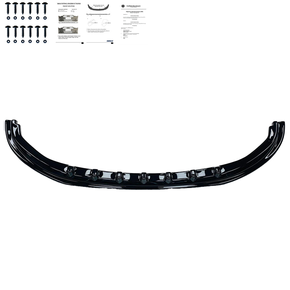 Ön Tampon Eki Uyumlu VW VOLKSWAGEN Transporter T6.1 2019-2021 v4 ABE TÜV Belgeli