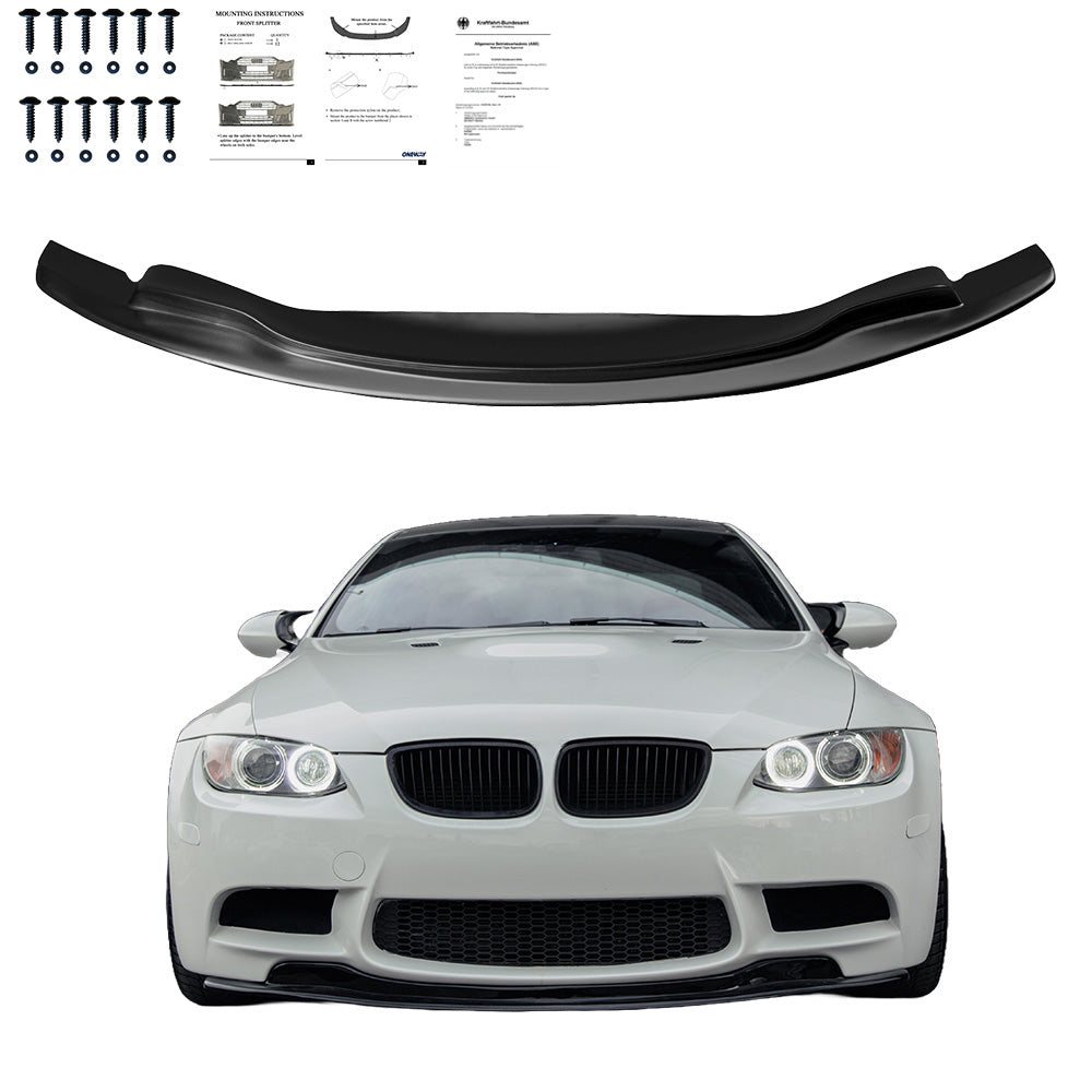 Ön Tampon Eki Uyumlu BMW M3 E92 Coupe / E93 Convertible 2007-2013 ABE TÜV Belgeli