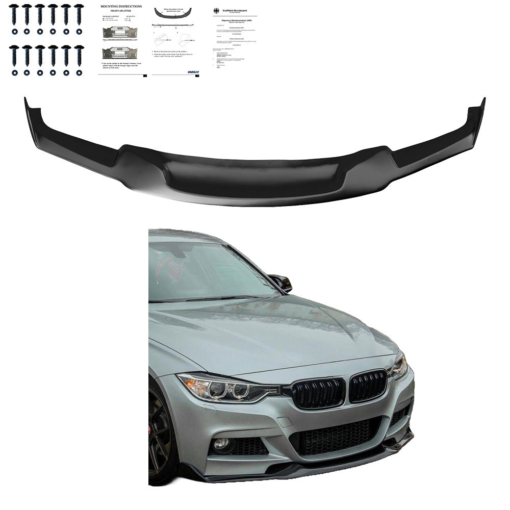Ön Tampon Eki Uyumlu BMW 3 Series F30 M-Tech 2012-2019 ABE TÜV Belgeli