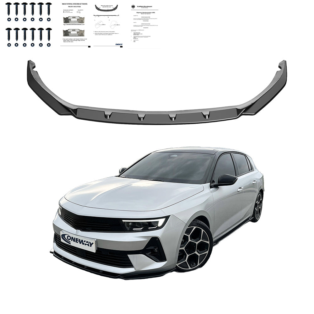 Ön Tampon Eki Uyumlu OPEL Astra L 2020+ ABE TÜV Belgeli
