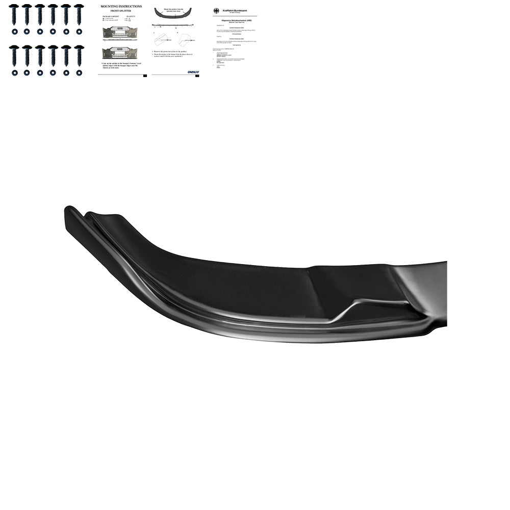 Ön Tampon Eki Uyumlu BMW 5 Series E60 E61 M-Pack 2003-2010 ABE TÜV Belgeli