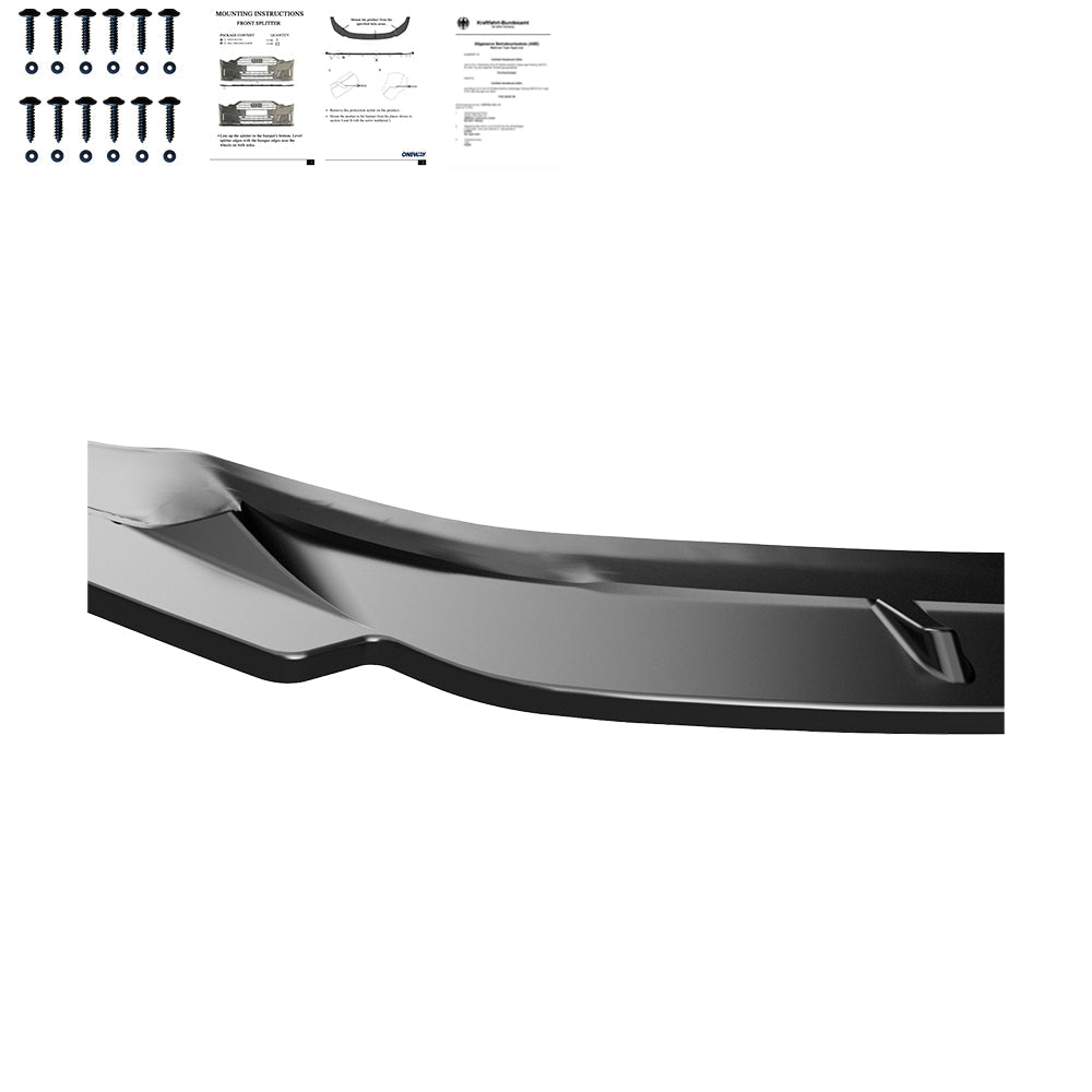 Ön Tampon Eki Uyumlu VW VOLKSWAGEN Golf MK7.5 R 2017-2020 Version 3 ABE TÜV Belgeli