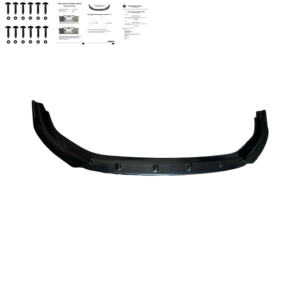 Ön Tampon Eki Uyumlu VW VOLKSWAGEN Golf MK8 GTI / GTE / R-Line 2020-2024 ABE TÜV Belgeli