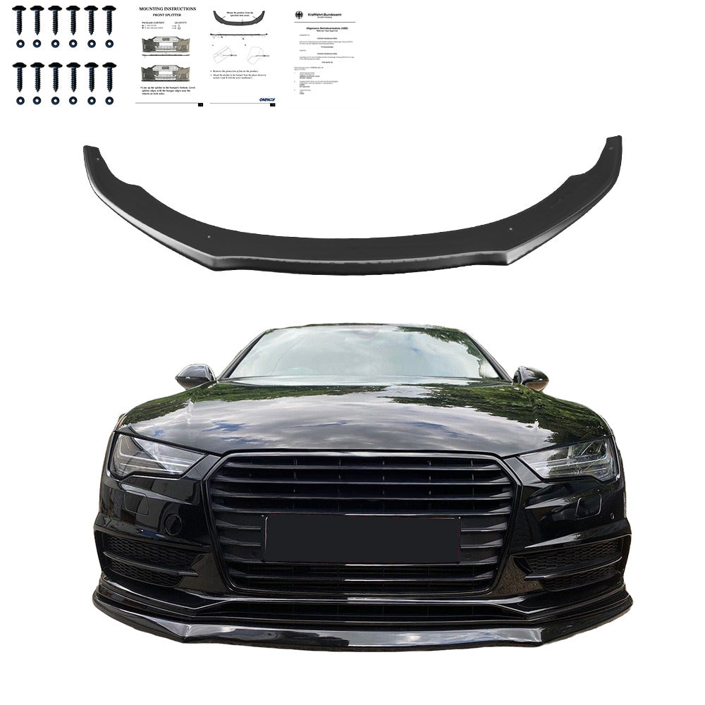 Ön Tampon Eki Uyumlu AUDI S7 / A7 S-Line C7 FL 2014-2017 ABE TÜV Belgeli