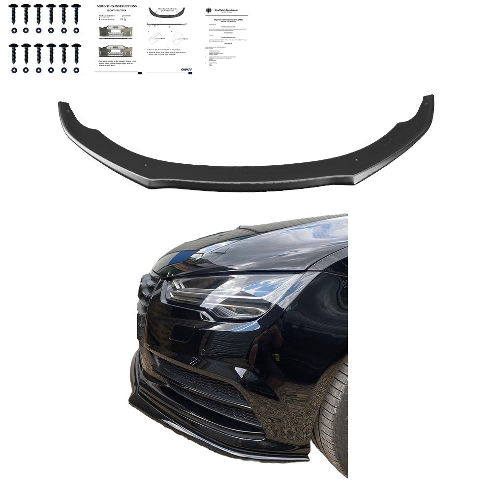 Ön Tampon Eki Uyumlu AUDI S7 / A7 S-Line C7 FL 2014-2017 ABE TÜV Belgeli