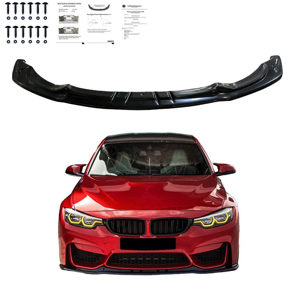 Ön Tampon Eki Uyumlu BMW M3 Series F80 2014-2018 ABE TÜV Belgeli