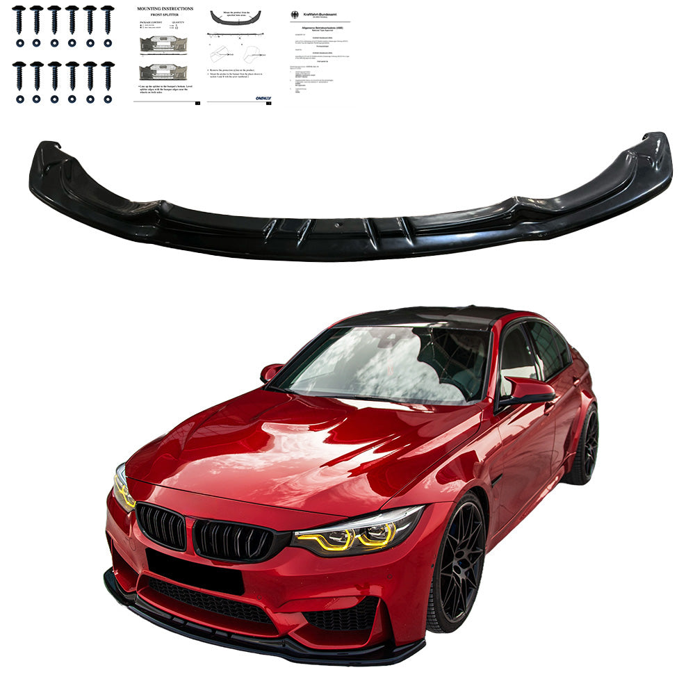 Ön Tampon Eki Uyumlu BMW M3 Series F80 2014-2018 ABE TÜV Belgeli