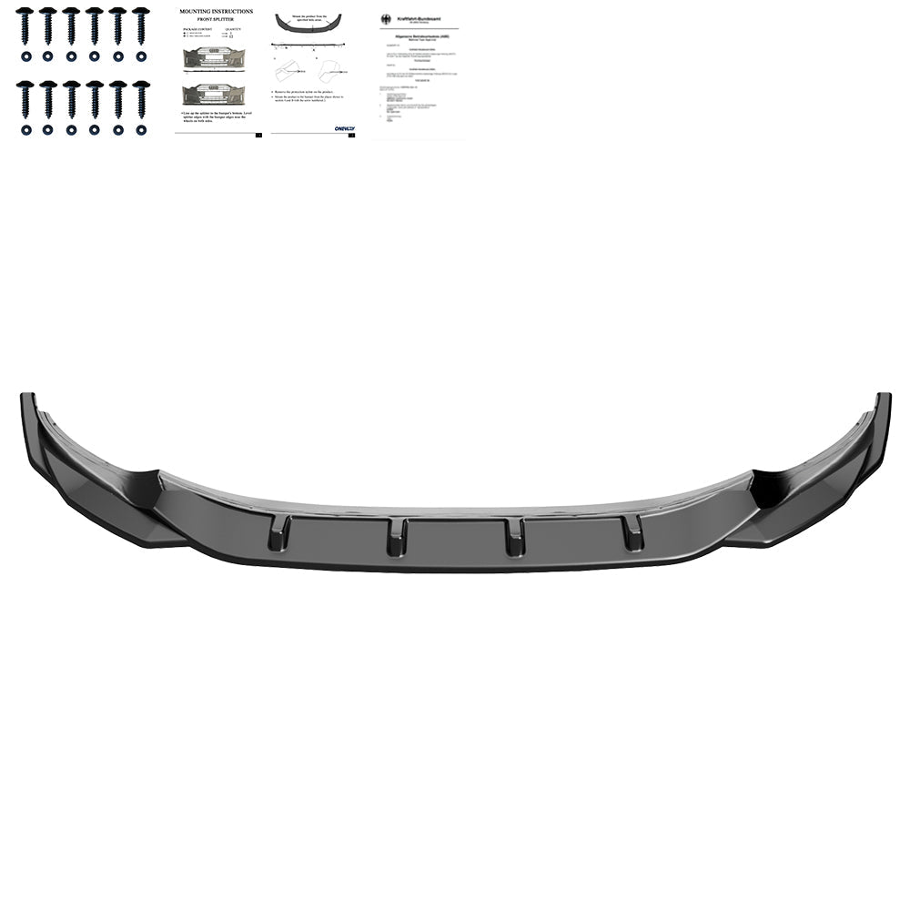 Ön Tampon Eki Uyumlu VW VOLKSWAGEN Tiguan MK2 R / R-Line Makyajlı Kasa 2020-2024 ABE TÜV Belgeli