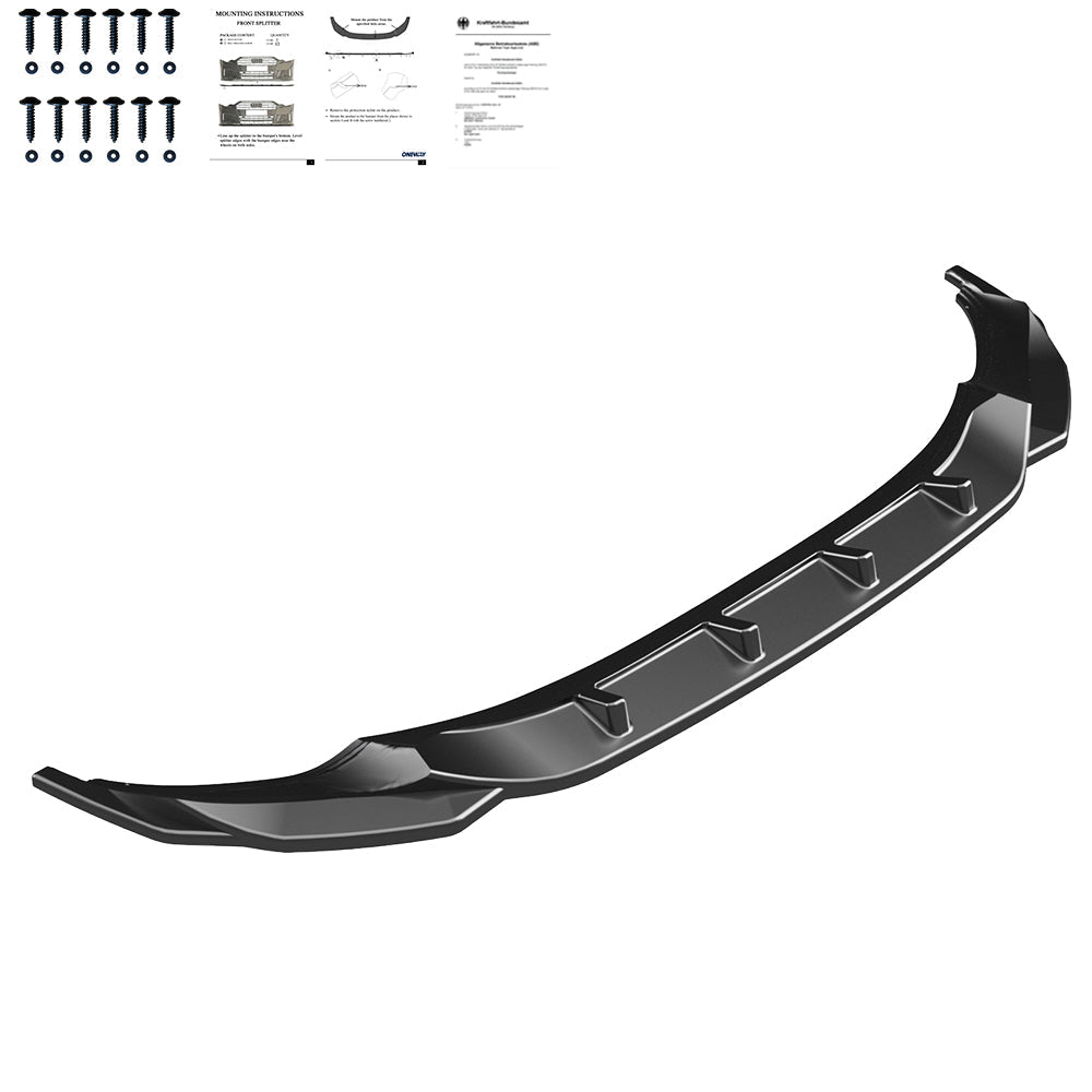 Ön Tampon Eki Uyumlu VW VOLKSWAGEN Tiguan MK2 R / R-Line Makyajlı Kasa 2020-2024 ABE TÜV Belgeli