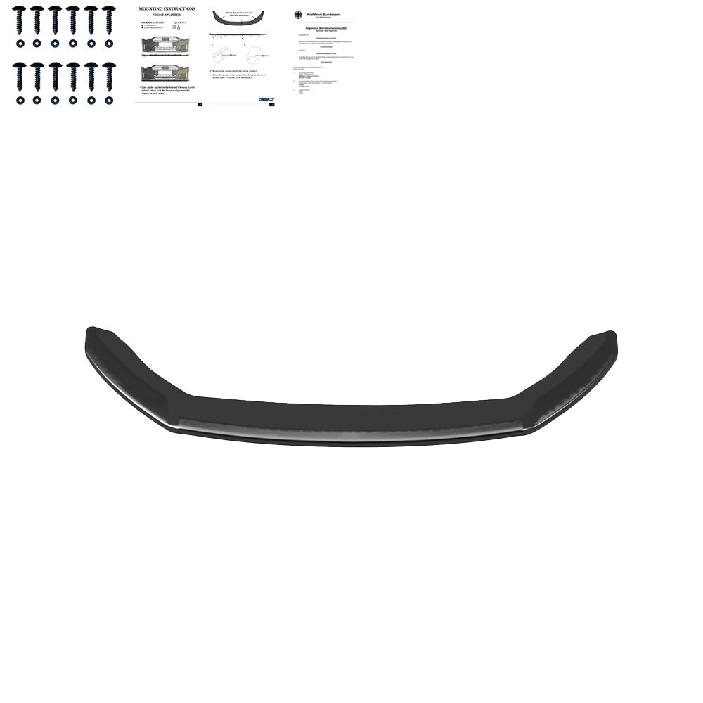 Ön Tampon Eki Uyumlu SEAT Leon FR MK3 Makyajlı Kasa 2017-2019 v2 ABE TÜV Belgeli