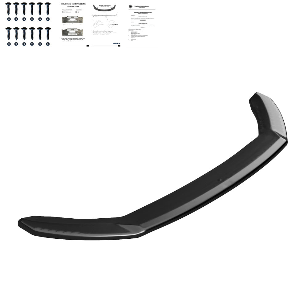 Ön Tampon Eki Uyumlu SEAT Leon FR MK3 Makyajlı Kasa 2017-2019 v2 ABE TÜV Belgeli