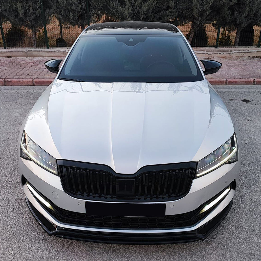 Ön Tampon Eki Uyumlu SKODA Superb MK3 Makyajlı Kasa 2019+ ABE TÜV Belgeli