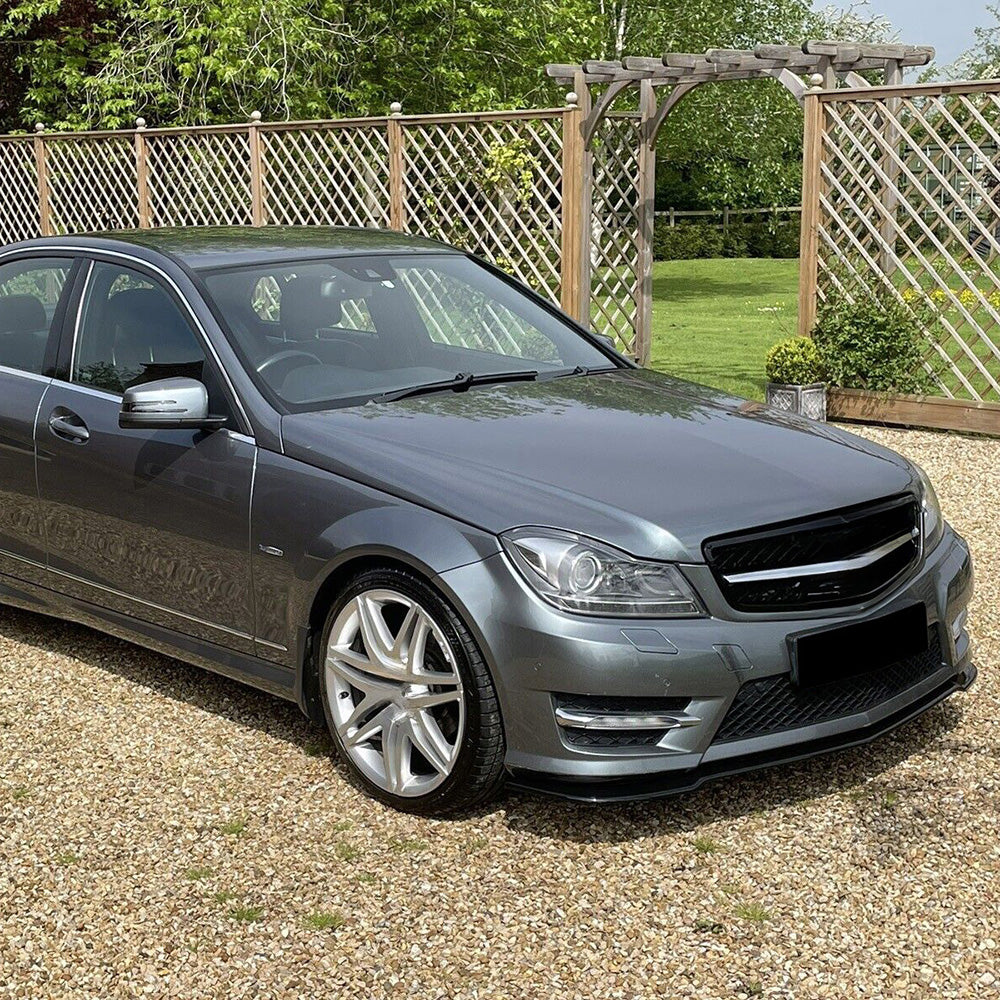 Ön Tampon Eki Uyumlu MERCEDES C Class W204 AMG-Line Makyajlı Kasa 2011-2014 ABE TÜV Belgeli