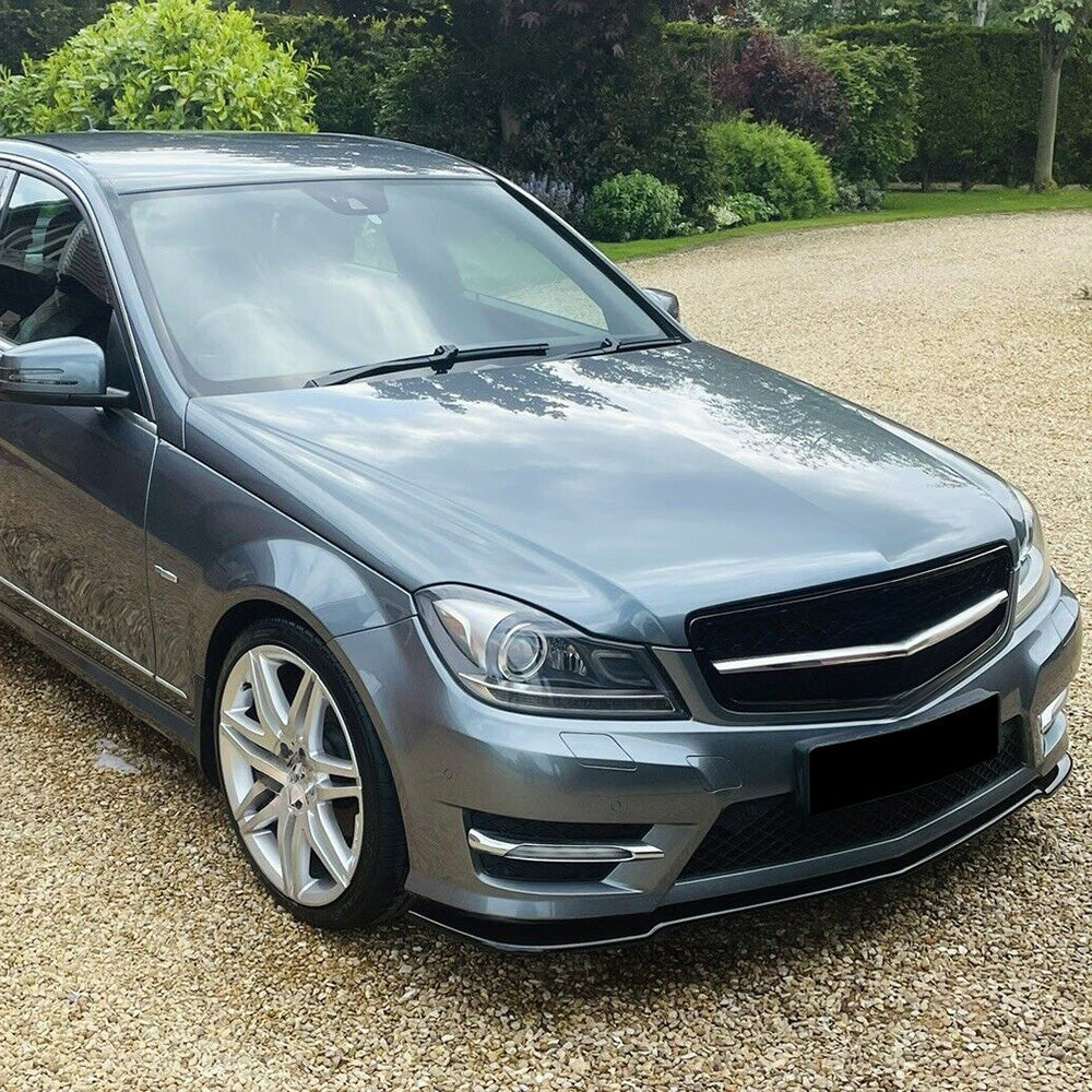 Ön Tampon Eki Uyumlu MERCEDES C Class W204 AMG-Line Makyajlı Kasa 2011-2014 ABE TÜV Belgeli